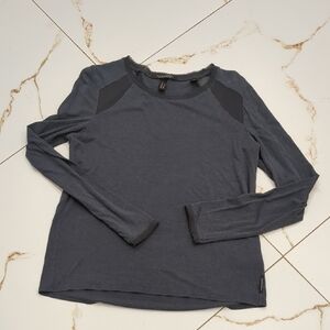 Women's Charcoal Grey Long Sleeve Top By Scotch And Soda Maison Scotch Size 1
